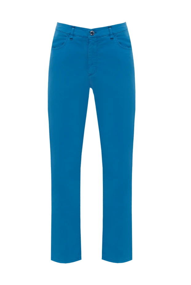 Zilli man blue trousers for men купить с ценами и фото 167191 - photo 1