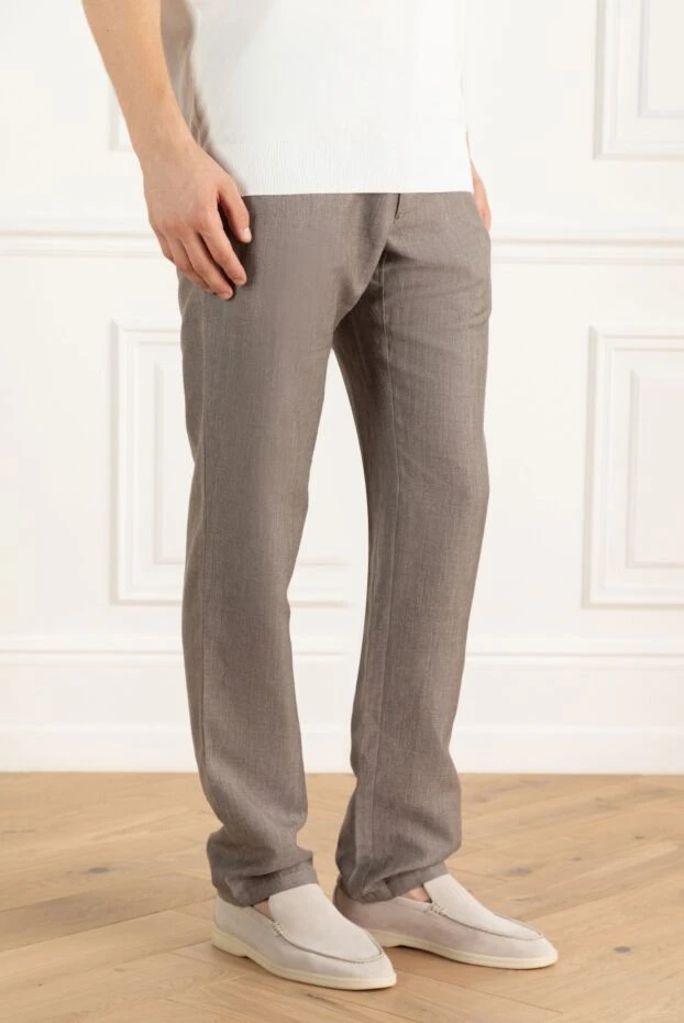 Zilli man beige cotton pants for men 167213 - photo 3