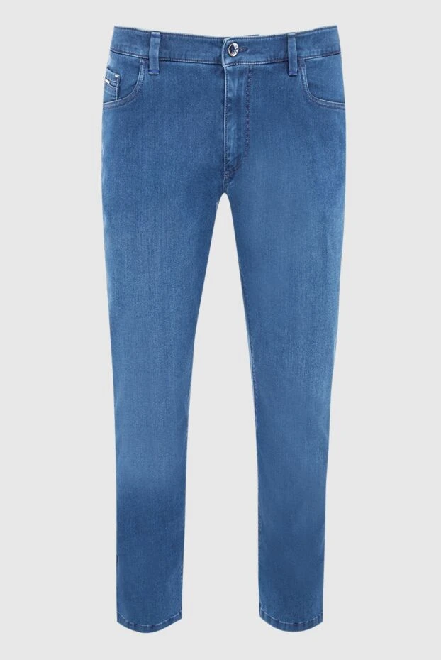 Zilli man blue cotton jeans for men купить с ценами и фото 167215 - photo 1