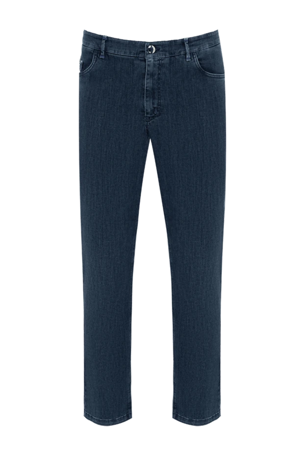 Zilli man cotton and polyamide blue jeans for men купить с ценами и фото 167216 - photo 1