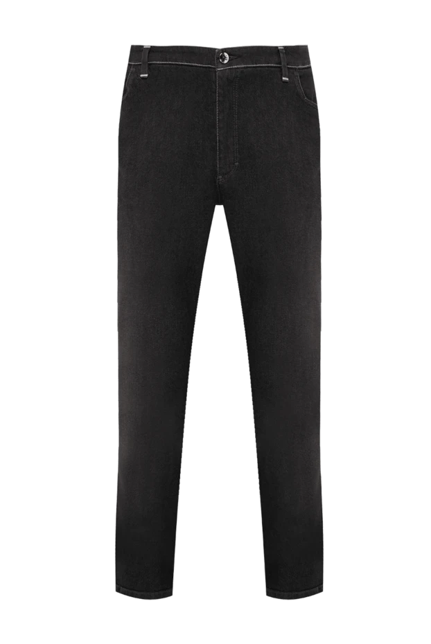 Zilli man gray cotton jeans for men купить с ценами и фото 167265 - photo 1