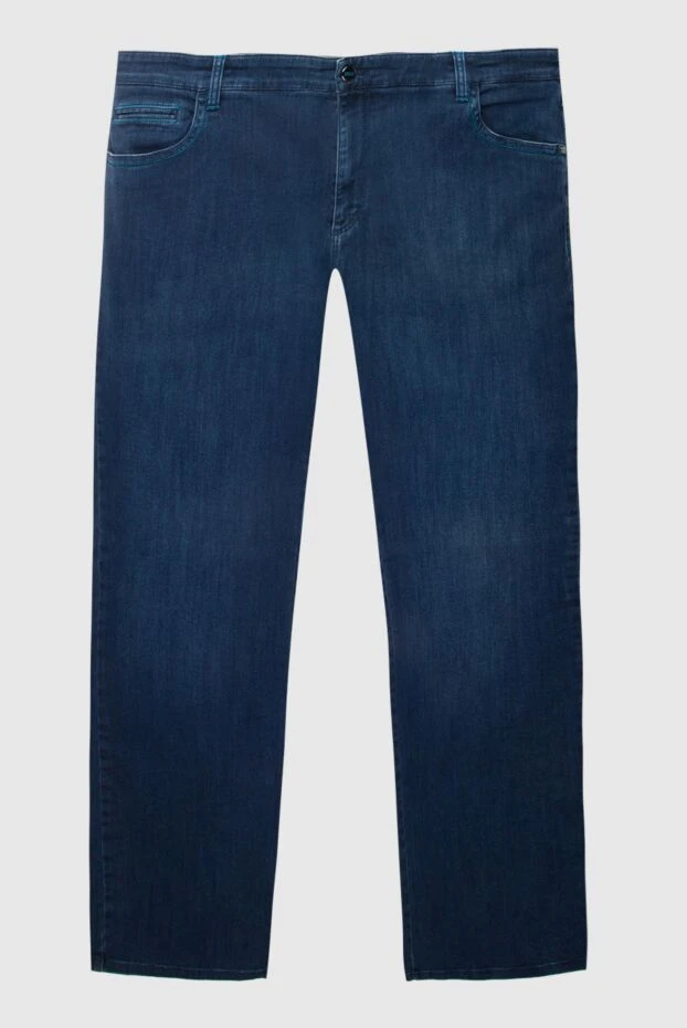 Zilli man blue cotton jeans for men купить с ценами и фото 167269 - photo 1