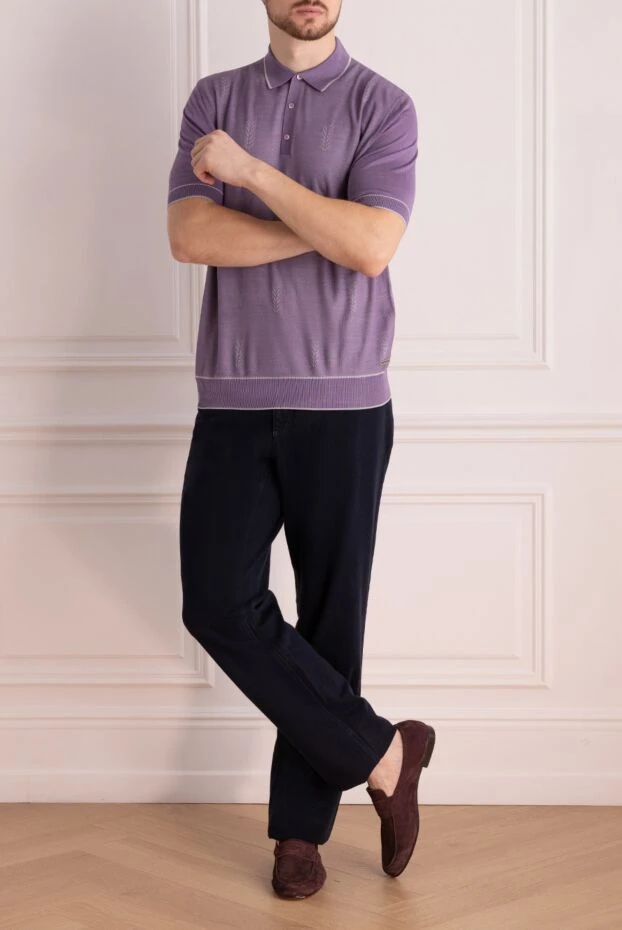 Zilli man cotton and polyester jeans blue for men купить с ценами и фото 167270 - photo 2