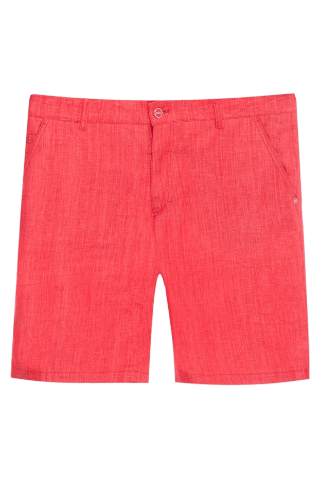 Zilli man red linen shorts for men купить с ценами и фото 167274 - photo 1