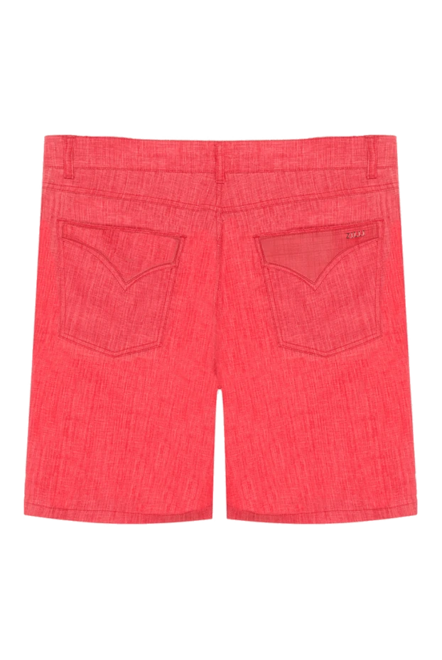 Zilli man red linen shorts for men купить с ценами и фото 167274 - photo 2