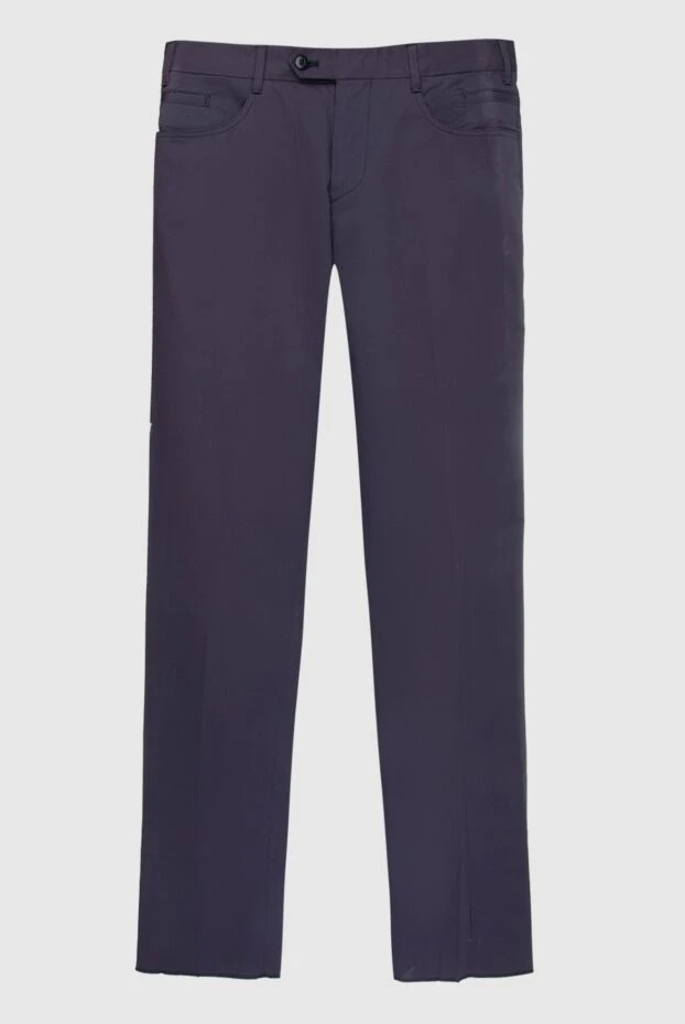 Zilli man gray cotton trousers for men купить с ценами и фото 167315 - photo 1