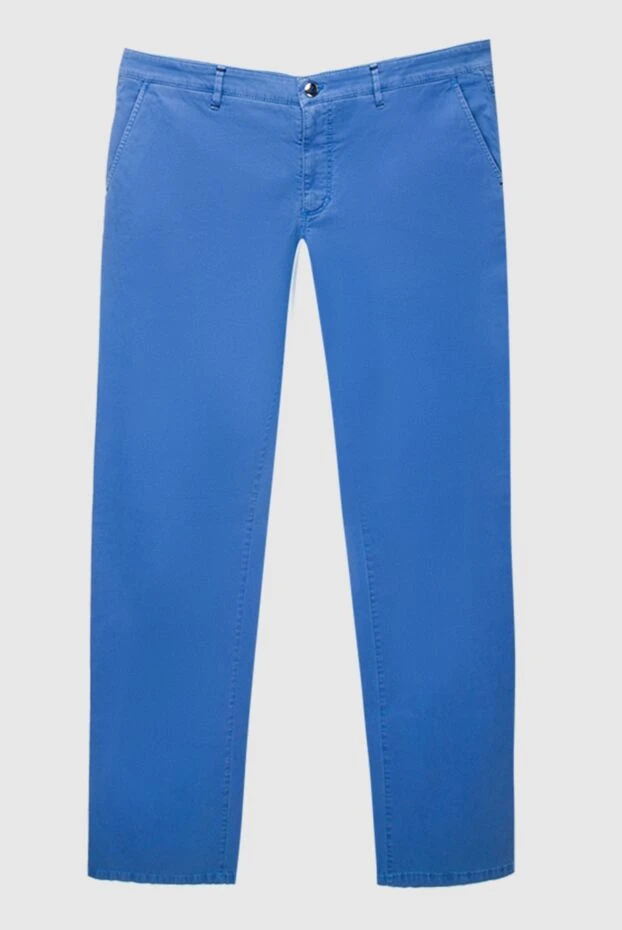 Zilli man blue cotton jeans for men купить с ценами и фото 167321 - photo 1