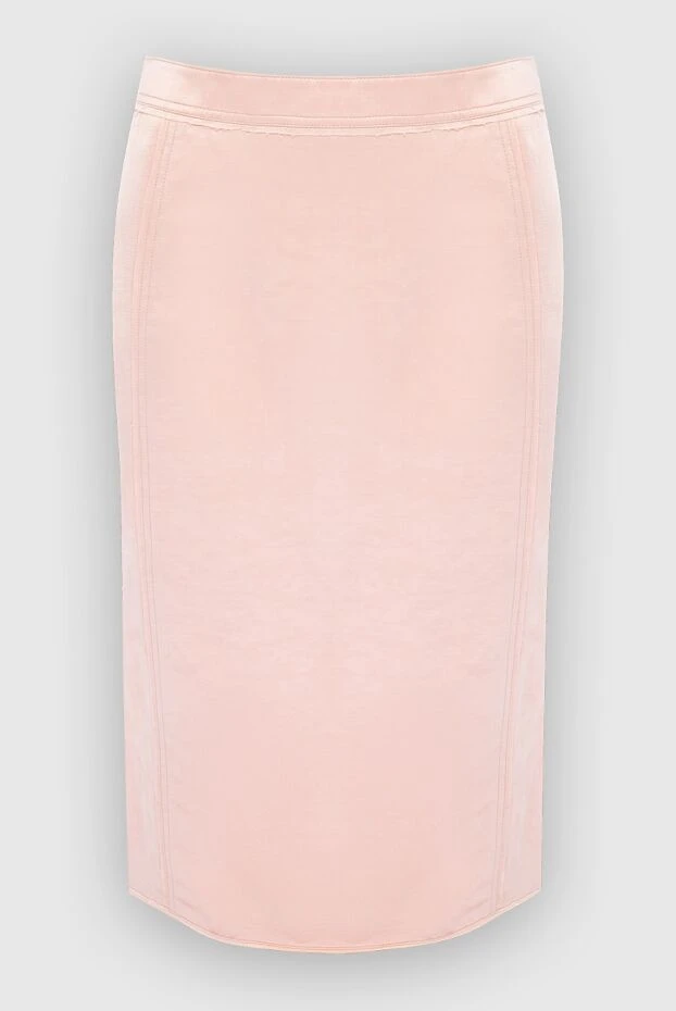 Tom Ford woman pink viscose and linen skirt for women купить с ценами и фото 167325 - photo 1