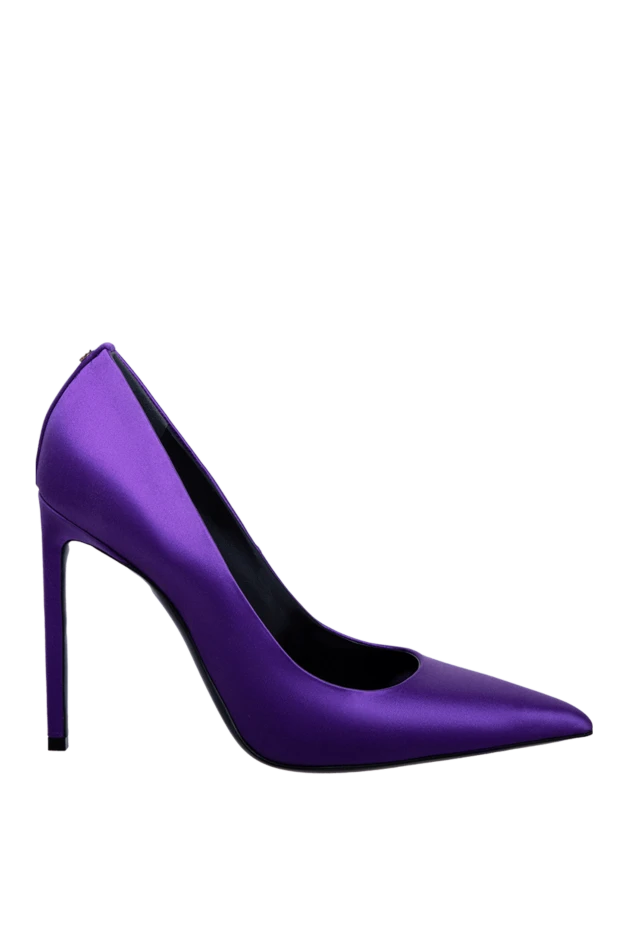 Tom Ford woman purple leather and satin shoes for women купить с ценами и фото 167342 - photo 1