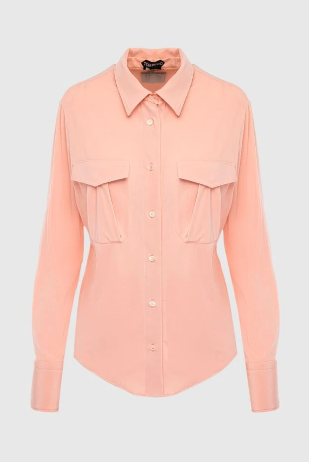 Tom Ford woman pink viscose and polyamide blouse for women купить с ценами и фото 167345 - photo 1