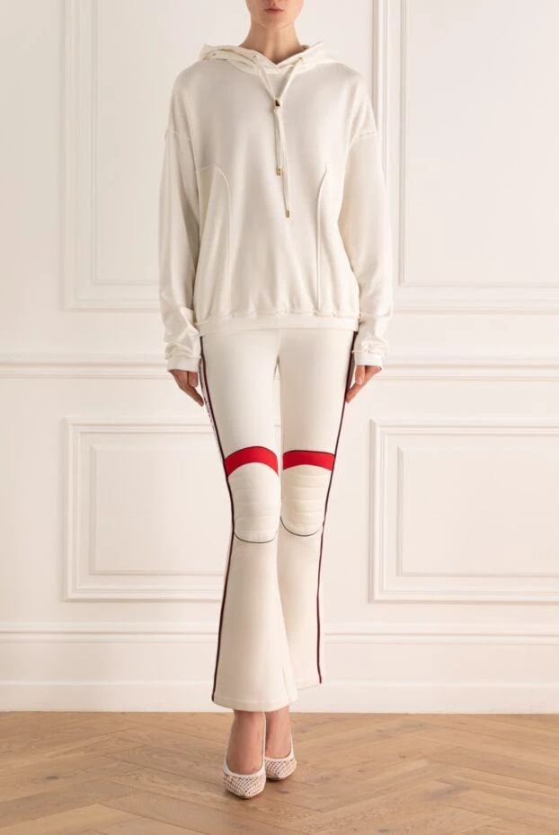 Dior woman white polyamide and acrylic trousers for women купить с ценами и фото 167354 - photo 2