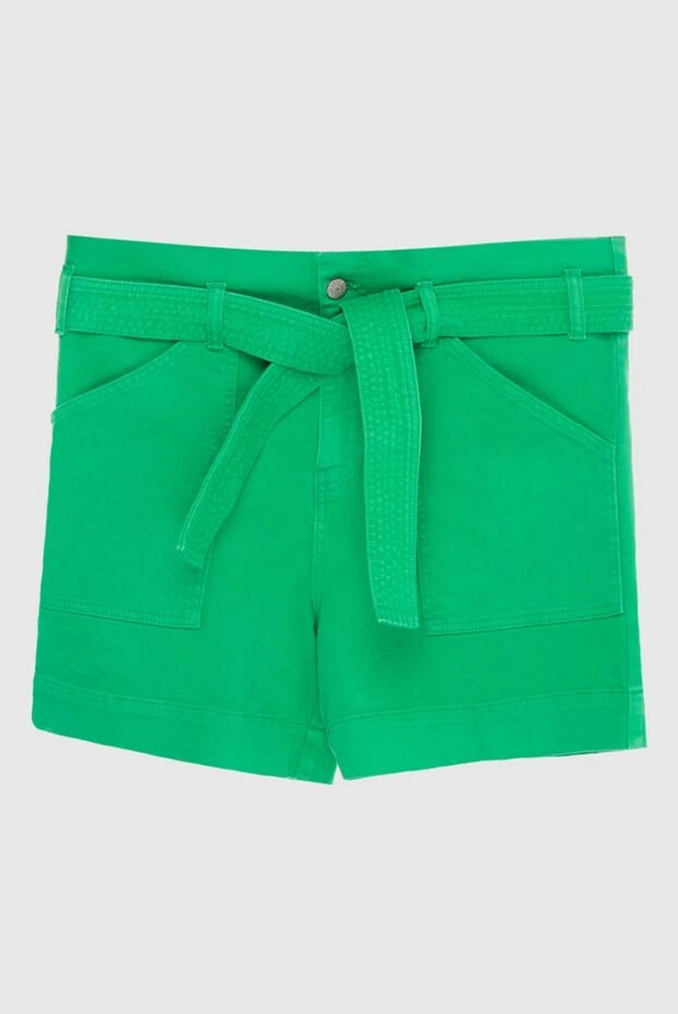 P.A.R.O.S.H. woman green cotton shorts for women купить с ценами и фото 167383 - photo 1