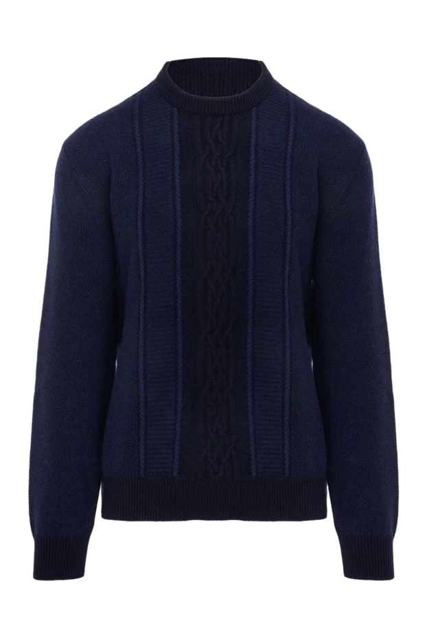 Zilli man cashmere jumper blue for men купить с ценами и фото 167393 - photo 1