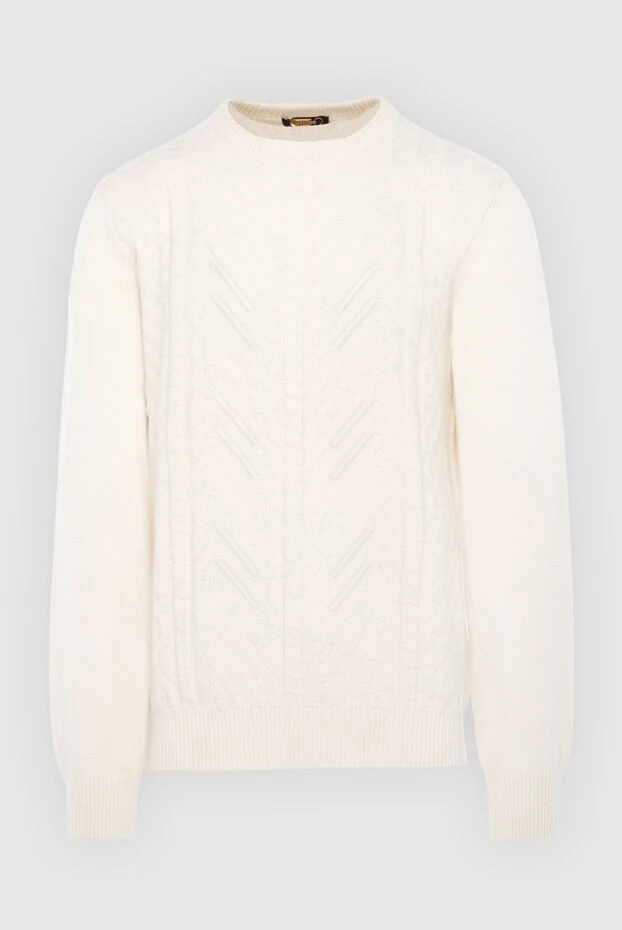 Zilli man cashmere jumper white for men купить с ценами и фото 167394 - photo 1