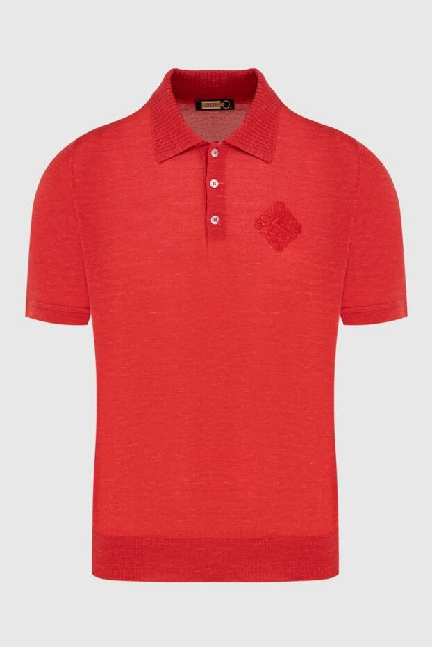 Zilli man cashmere, silk and cotton polo red for men купить с ценами и фото 167396 - photo 1