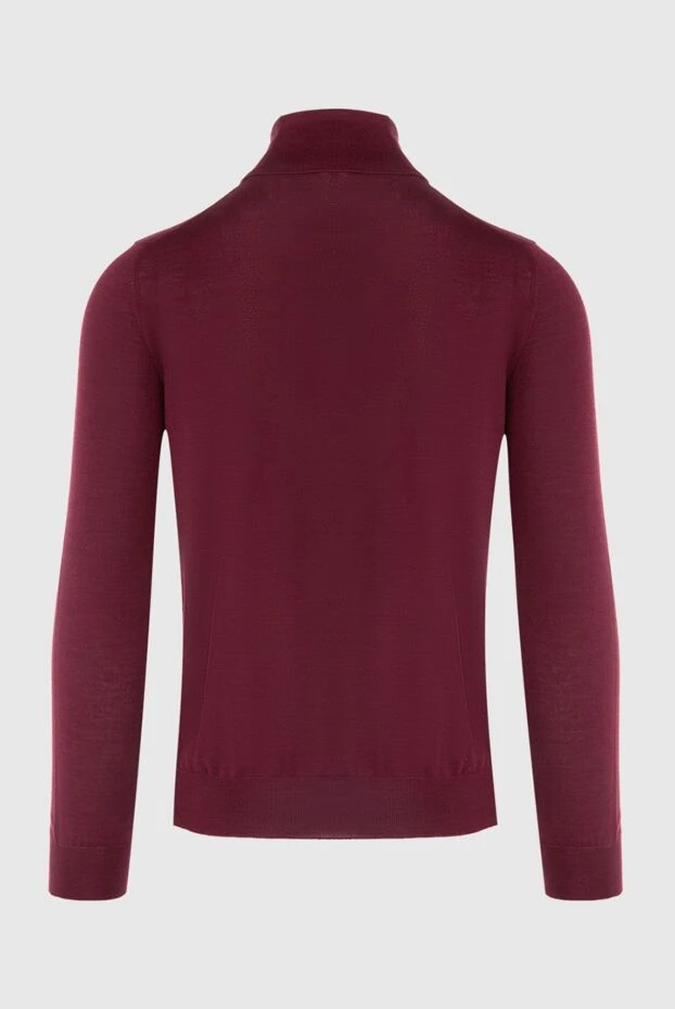 Zilli man golf men's cashmere and silk burgundy купить с ценами и фото 167430 - photo 2