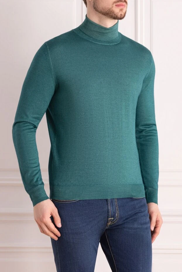 Zilli man black cashmere and silk jumper for men 150625 - photo 3