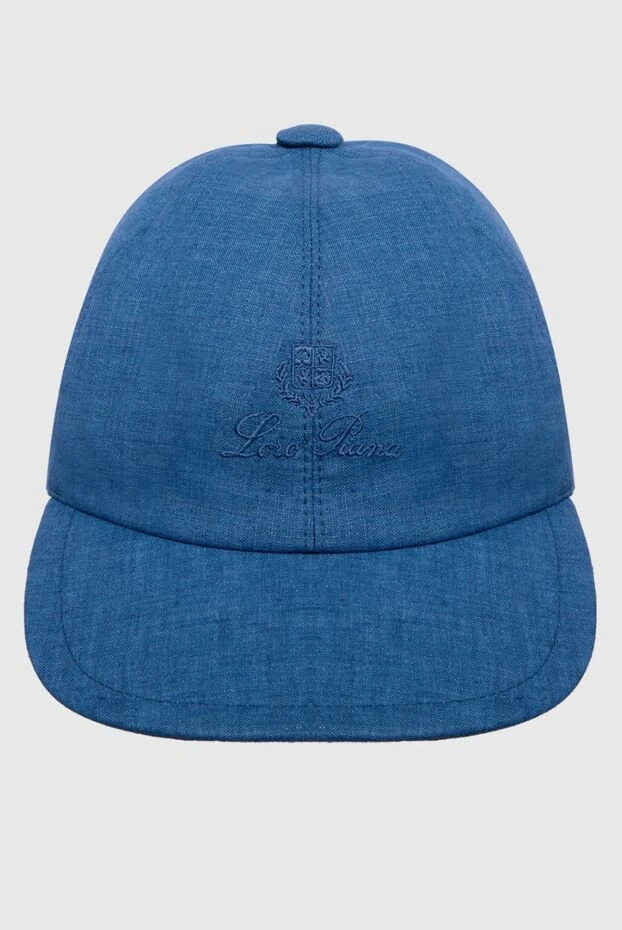 Loro Piana man blue cashmere cap for men купить с ценами и фото 167724 - photo 1