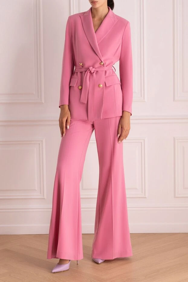 D.Exterior woman women's pink polyester and elastane trouser suit купить с ценами и фото 167776 - photo 2