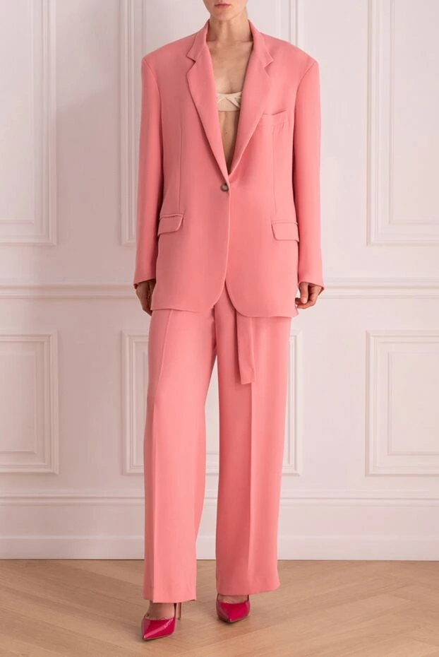 Forte dei Marmi Couture woman women's pink polyester pantsuit купить с ценами и фото 167803 - photo 2