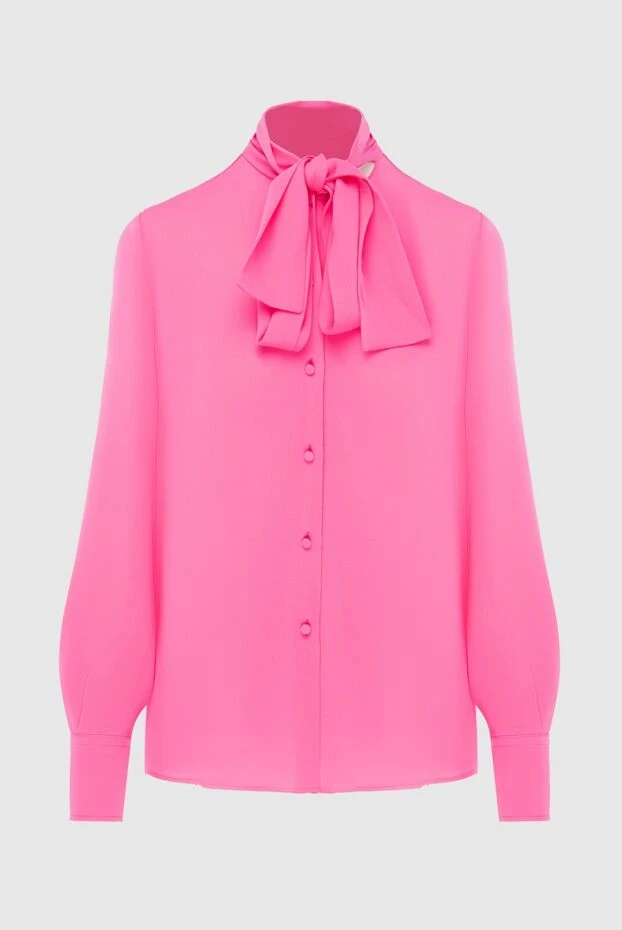 Valentino woman pink silk blouse for women купить с ценами и фото 167844 - photo 1