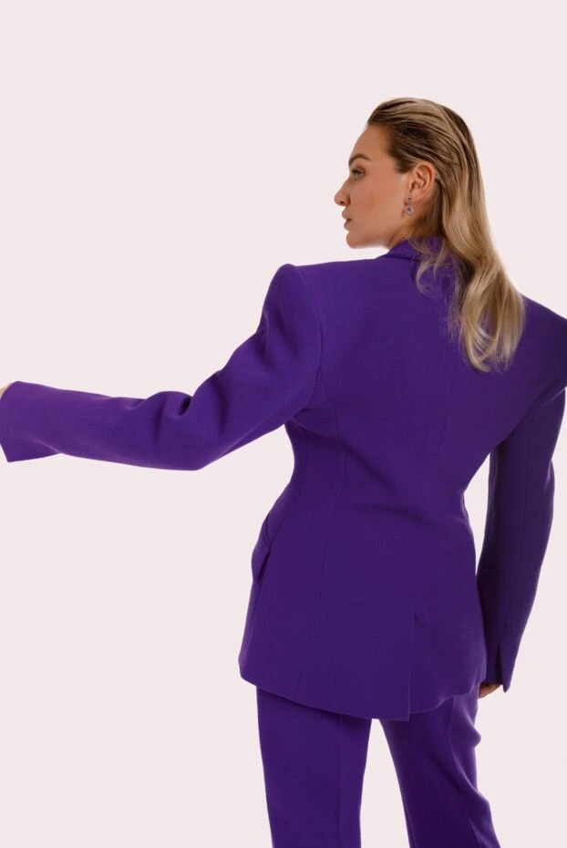 David Koma purple wool pantsuit for women 167950 - photo 2