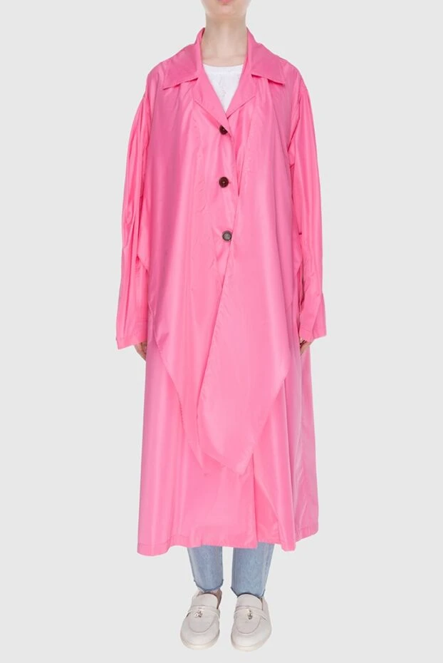 Erika Cavallini woman women's pink polyester raincoat купить с ценами и фото 167968 - photo 2