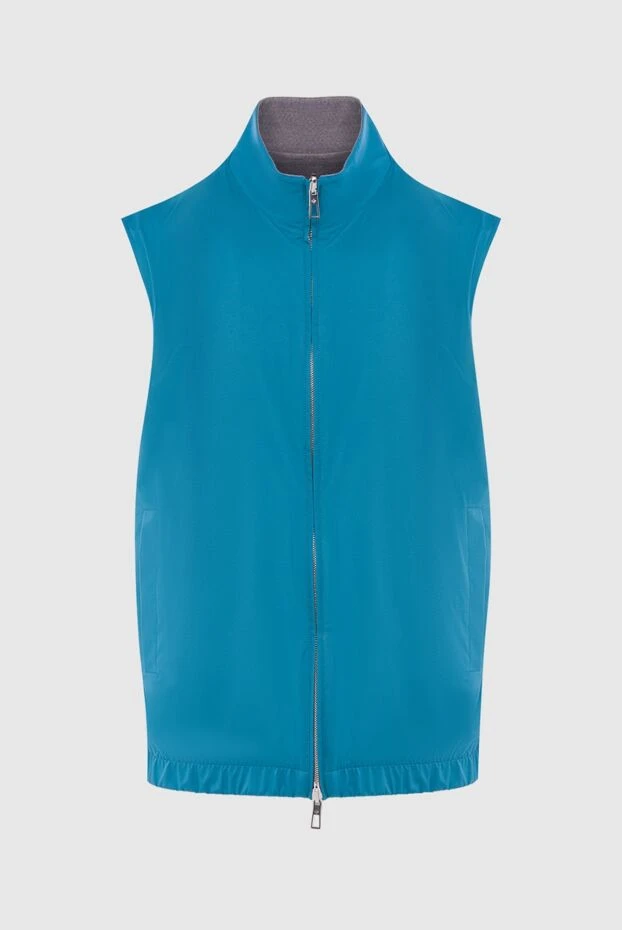 Loro Piana man blue nylon vest for men купить с ценами и фото 167988 - photo 1