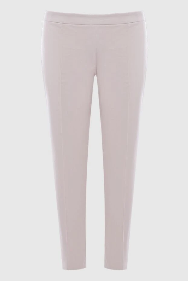 Loro Piana woman pink cotton trousers for women купить с ценами и фото 167989 - photo 1