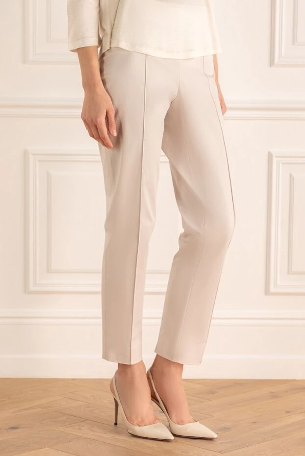 Loro Piana түзу пішімді қызғылт әйелдер шалбары 167989 - фото 3