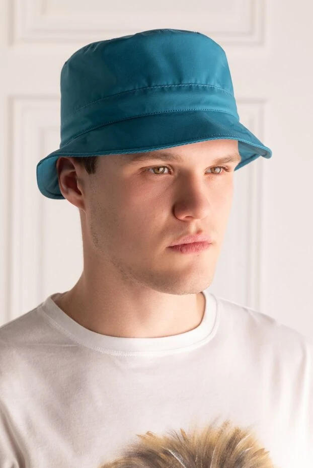 Loro Piana man bucket hat made of polyamide green for men купить с ценами и фото 168001 - photo 2