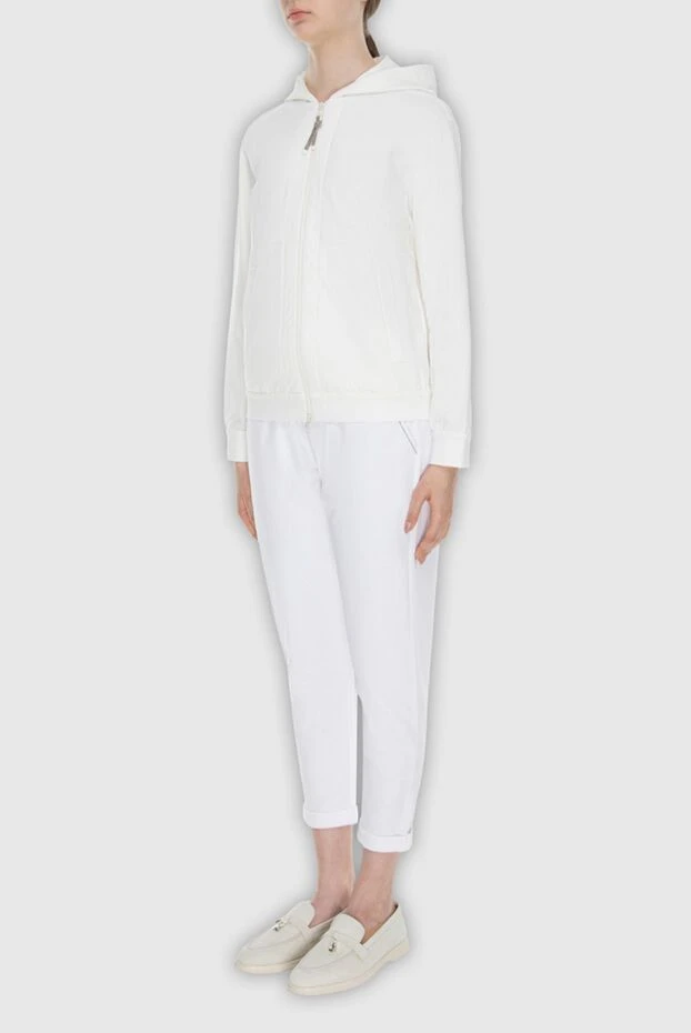 Brunello Cucinelli cotton jersey suit with hood and cuffs
 168007 - photo 3