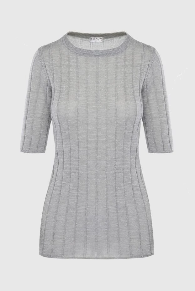 A fine knit jumper with short sleeves and a structured pattern
- photo 1