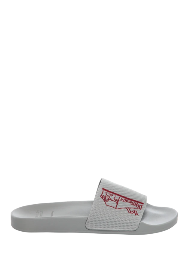 Gray nylon slippers for men - photo 1