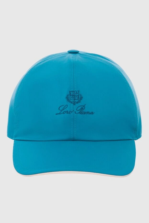 Loro Piana man blue polyester cap for men купить с ценами и фото 168043 - photo 1