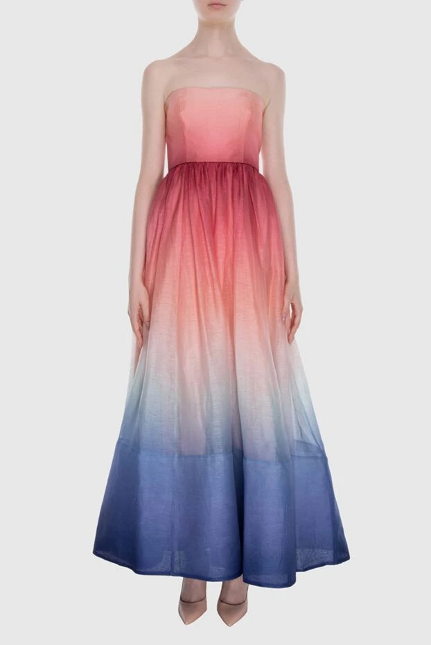 Zimmermann pink silk and linen dress for women 168065 - photo 2