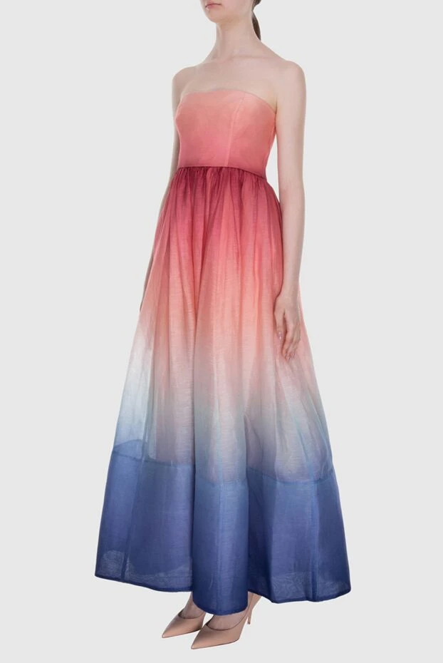 Zimmermann pink silk and linen dress for women 168065 - photo 3