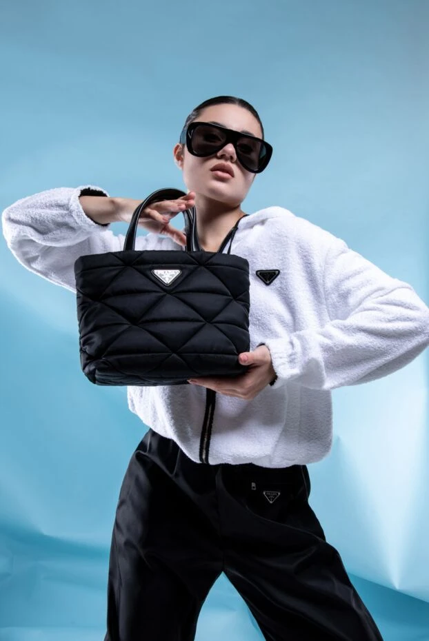 Очки The Attico Edie Aviator для защиты от солнца черные женские - фото 2