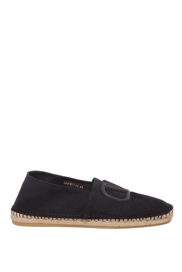 Valentino man espadrilles canvas black for men купить с ценами и фото 168138 - photo 1