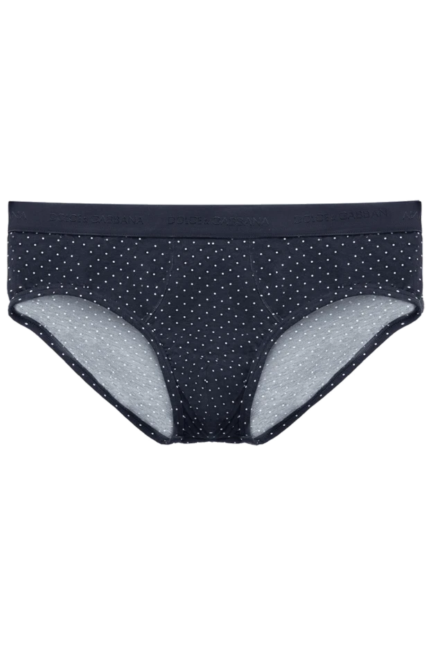 Dolce & Gabbana man briefs made of cotton and elastane, blue for men купить с ценами и фото 168150 - photo 1