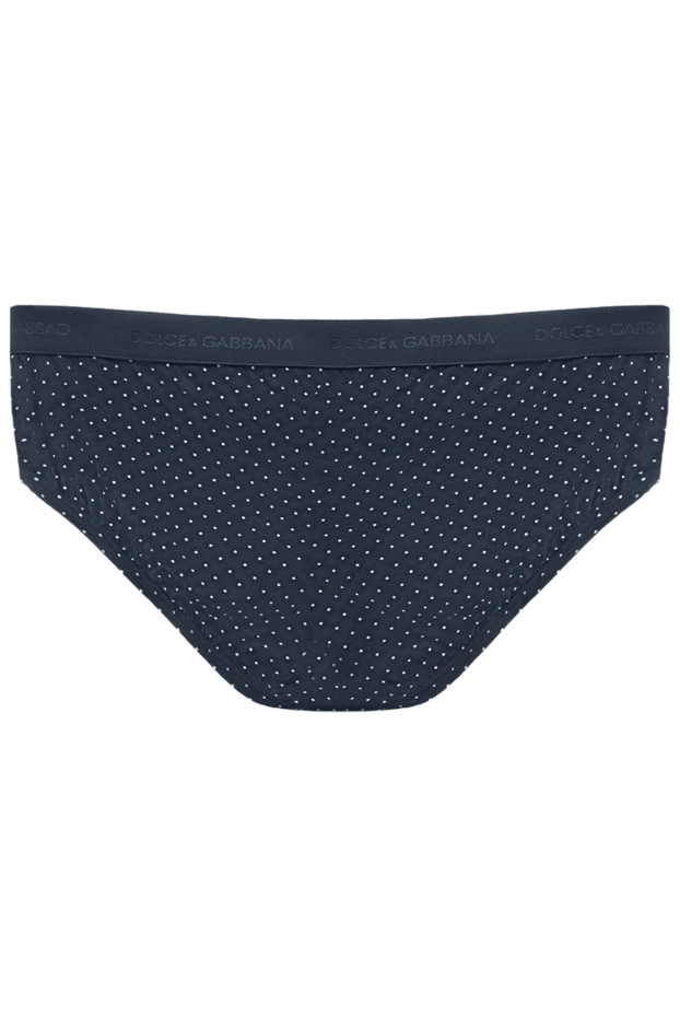 Dolce & Gabbana man briefs made of cotton and elastane, blue for men купить с ценами и фото 168150 - photo 2