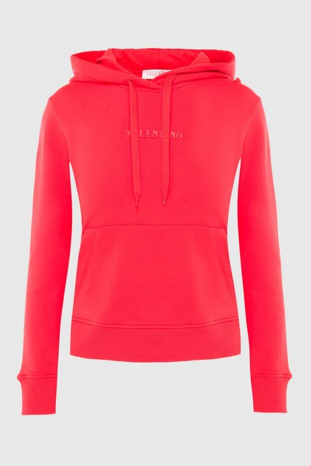 Valentino woman pink cotton hoodie for women купить с ценами и фото 168152 - photo 1