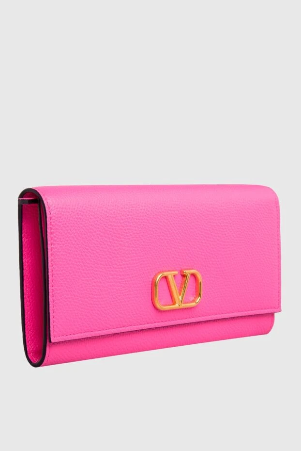 Valentino woman pink leather wallet for women купить с ценами и фото 168157 - photo 2