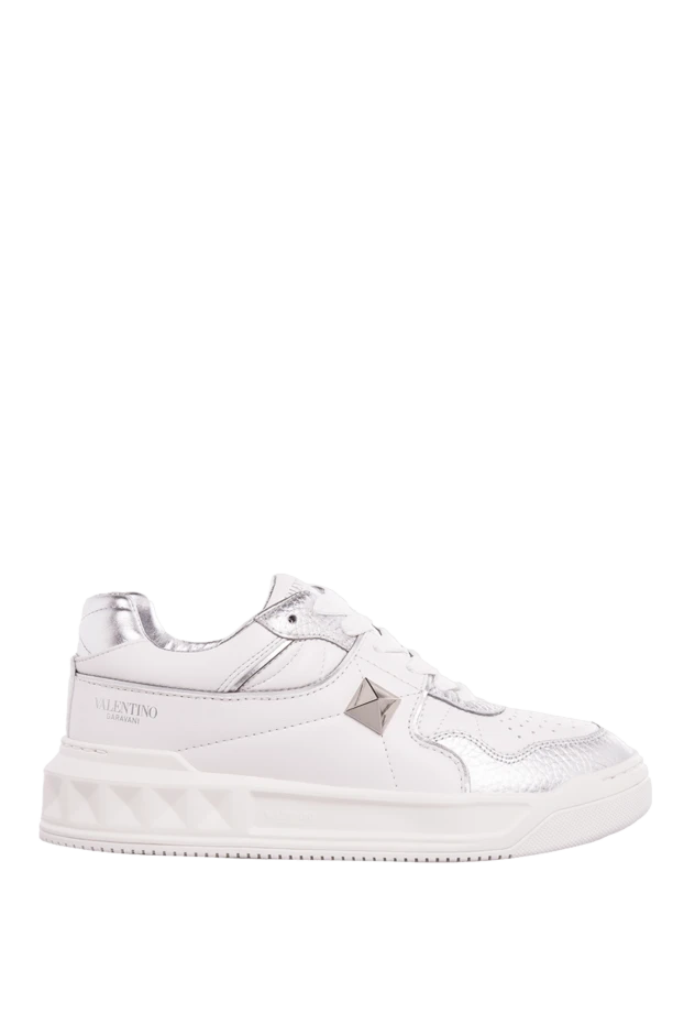 Valentino woman white leather sneakers for women купить с ценами и фото 168168 - photo 1