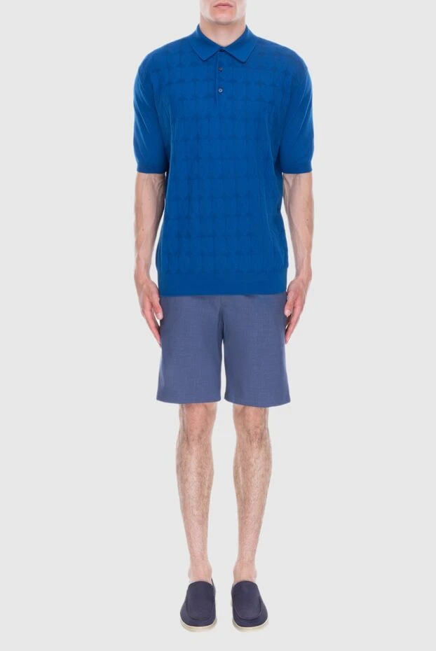 Cesare di Napoli man shorts blue for men купить с ценами и фото 168202 - photo 2