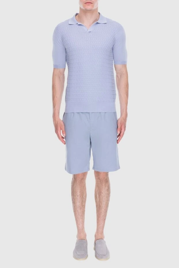 Cesare di Napoli man blue shorts for men купить с ценами и фото 168208 - photo 2