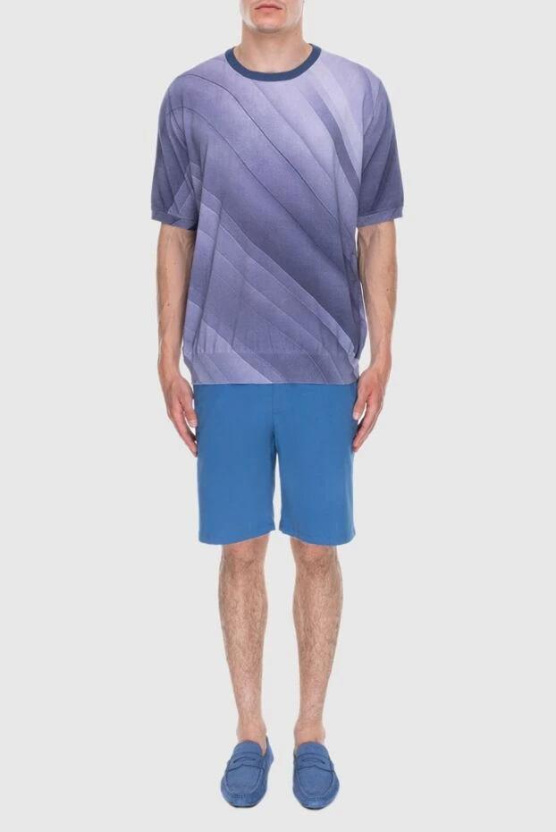 Cesare di Napoli man shorts blue for men купить с ценами и фото 168210 - photo 2