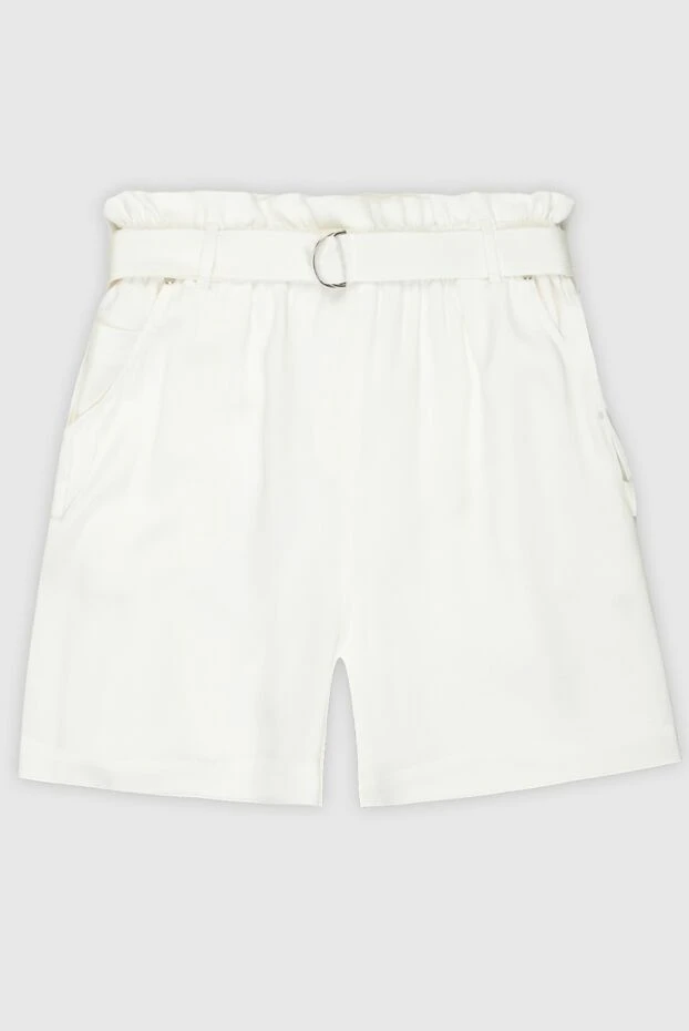 Max&Moi woman white silk shorts for women купить с ценами и фото 168242 - photo 1