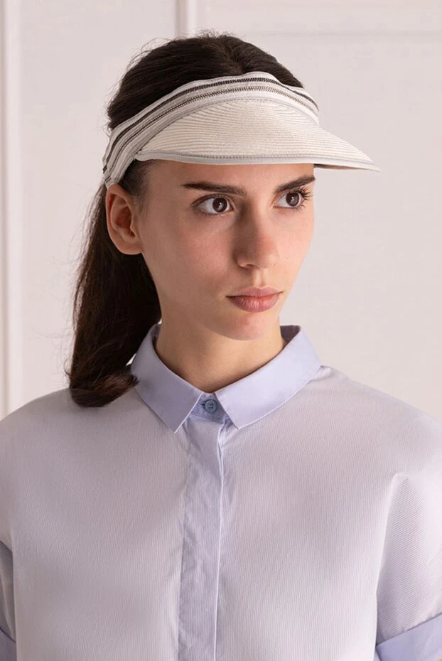 Panicale woman white cotton cap for women купить с ценами и фото 168296 - photo 2