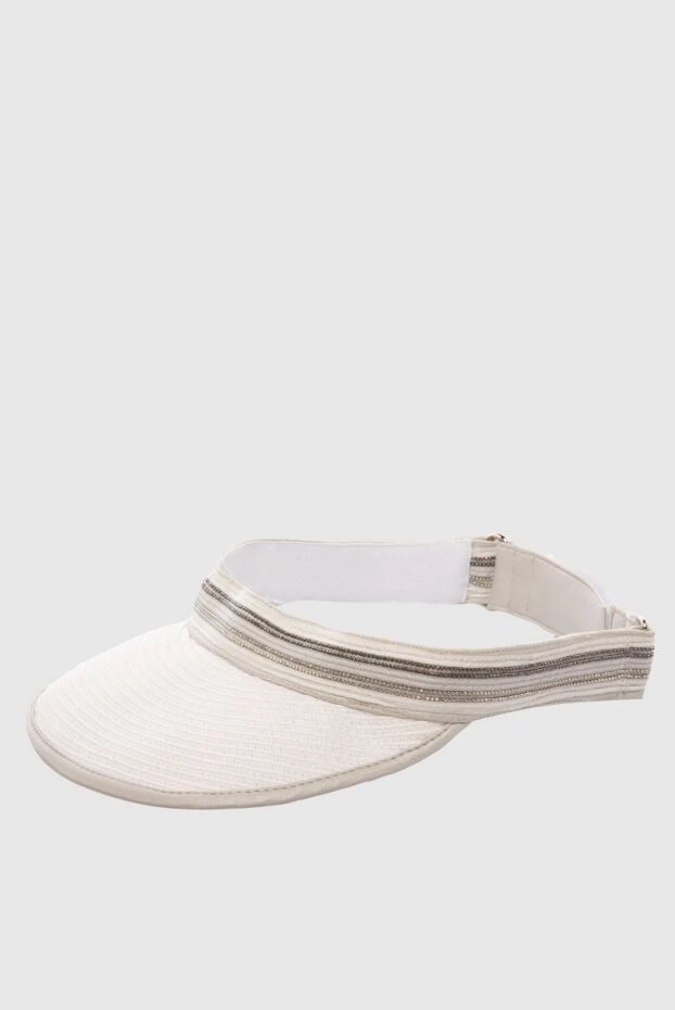 Panicale әйелдерге арналған ақ мақтадан жасалған қалпақ 168296 - фото 3